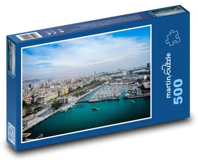 Obrázek produktu pro martinpuzzle - Puzzle 500 - Španělsko, Barcelona - přístav