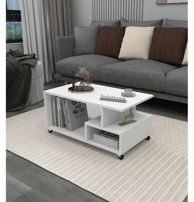 Obrázok produktu pre Skye Decor, kvalitný konferenčný stolík (3 časti) – dub Sapphire, 100% melamín, 86,5 cm