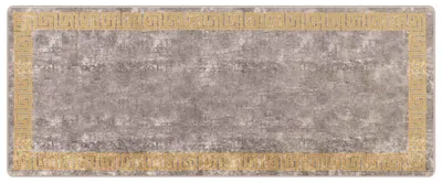 Image de vidaXL Tapis de couloir MARSA Gris 100 x 250 cm Polyester et PVC