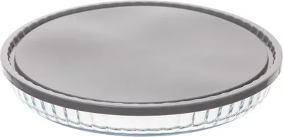 Produktbild von Backform gerieben mit Deckel, Universal-Glasschale