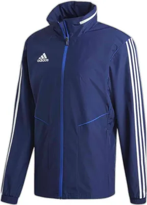 Produktbild von Adidas Tiro 19 All Weather Jacket Regular Dark Blue / White XXXXL