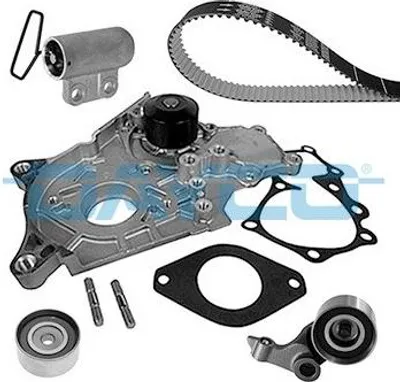 Produktbild von DAYCO KTBWP9651 Zahnriemensatz + Wasserpumpe für TOYOTA COROLLA (ZZE12, NDE12, ZDE12) RAV 4 II (CLA2, XA2, ZCA2, ACA2) COROLLA Kombi (E12J, E12T)