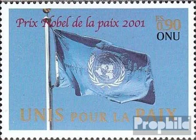 Produktbild von Briefmarken UNO - Genf 2001 Mi 432 (kompl.Ausg.) postfrisch Verleihung Friedensnobelpreis