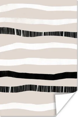 Produktbild von MuchoWow® Poster Linie - Pastell - Minimalismus - Muster 120x180 cm - Kunstposter