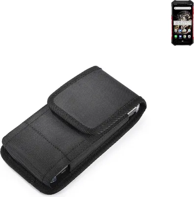 Produktbild von Holster Gürteltasche kompatibel mit Ulefone Armor X5 Holster Gürtel Tasche wasserabweisend Handy Hülle Schutz Hülle Outdoor schwarz K-S-Trade