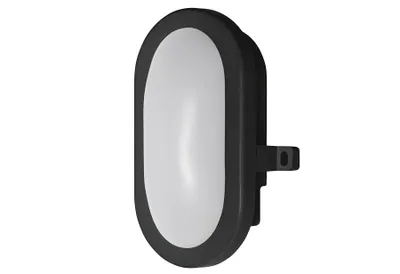 Produktbild von Ledvance LED Ovalleuchte Bulkhead schwarz 5,5 Watt, IP 54