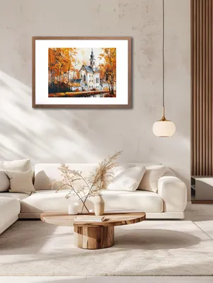 Obrázek produktu pro Rámeček na fotografie A2, hnědý, dřevěný, s držákem pro formát A3, určený k zavěšení na zeď, pro fotografie