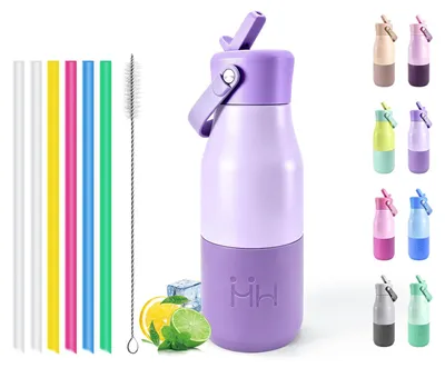 Produktbild von Motswedi Trinkflasche Edelstahl 400ml, Thermosflasche, Kalt & Warm, Auslaufsiche