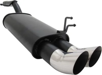 Image de Echappement sport Novus pour Ford Fiesta MK6 JH / JD 2x76 DTM Silencieux arrière avec ABE