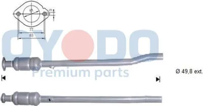 Produktbild von Oyodo Katalysator Kat für VW Golf V Schrägheck (1K1) Euro 4 (D4) 10N0092-OYO