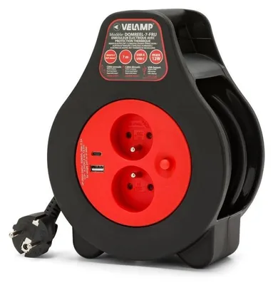Obrázek produktu pro VELAMP DOMREEL-7-FRU naviják se 7 m kabelem
