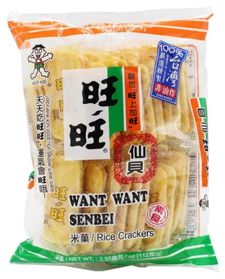 Image de Want Want Senbei : galettes de riz sucrées-salées, 112 g