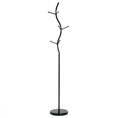 Produktbild von Standbügel, Höhe 181 cm, Metallkonstruktion, schwarzer Matt -Lack, Ladekapazität 10 kg - 80003-09 v. Chr.