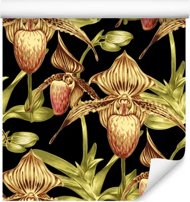 Produktbild von 10m VLIES TAPETE Rolle Natur Blumen Flora Pflanzen Exotisch Gemalt XXL