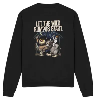Imagen del producto de Sudadera uni para hombre/mujer, "Donde viven los monstruos" - "Que comience la fiesta salvaje", modelo TV41338 (talla S), color