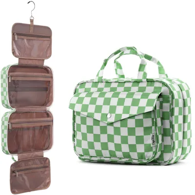 Immagine prodotto di Elzusha - Borsa da toilette pieghevole impermeabile per donna