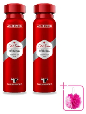 Zdjęcie produktu dla 2 sztuki dezodorantu w sprayu Old Spice Original, pojemność 150 ml, zestaw ekonomiczny