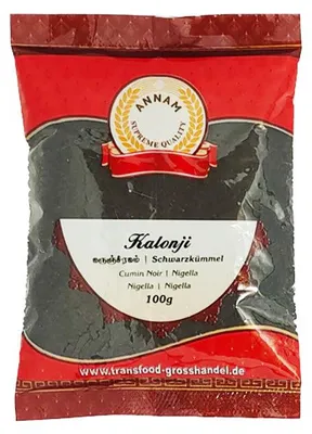 Zdjęcie produktu dla Nasiona czarnuszki Annam Kalonji 100 g – do pieczywa curry i sałatek
