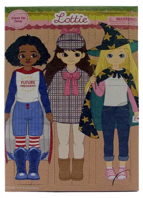 Produktbild von Lottie Verkleidungsparty Puppenkleidung Multipack 3 Outfits Zubehör