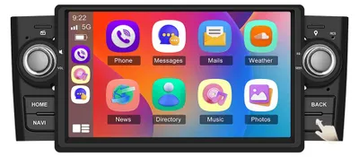 Immagine prodotto di Autoradio – Autoradio per auto – Sistema multimediale per auto – Autoradio – Autoradio 1-DIN – Schermo touchscreen HD da 7 pollici