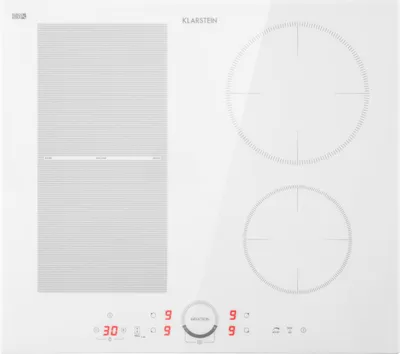 Image de Klarstein Plaque Induction 7000W, Plaque de Cuisson Electrique à Induction, Plaque Induction Encastrées 4 Feux, Tables de Cuisson Encastrable, Contrôle Tactile, Rechaud Electrique pour la Cuisine