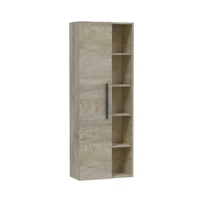 Zdjęcie produktu dla Hängeschrank >ATHENA< in Alaska-Eiche - 51x135x25 (BxHxT)