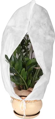 Produktbild von GARDENIX® Pflanzenschutz, Frostschutzhülle, Vlies-Winterschutz. Mit Reißverschluss und Kordelzug – 100x140 (1 Stück)