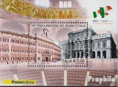 Produktbild von Briefmarken Italien 2011 Mi Block53 (kompl.Ausg.) postfrisch 150Jahre Königreich Italien