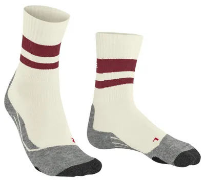 Produktbild von Falke Wandersocke TK 2 Women mitteldick, gepolstert, antibakteriell, weiß 41-42