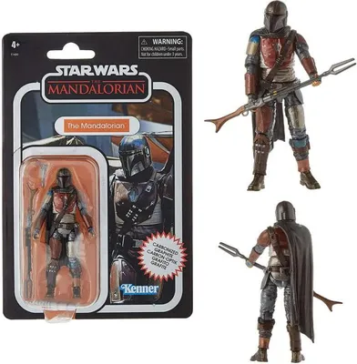 Produktbild von Hasbro Star Wars F1420 The Mandalorian Carbonized Collection Figur 3,75"