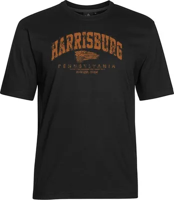 Produktbild von Übergrößen T-Shirt Harrisburg Orange AHORN SPORTSWEAR Schwarz 6XL