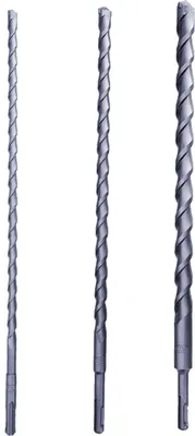 Produktbild von sds plus Steinbohrer 3er Set Ø 10-14-20 mm x 40 cm/Beton-bohrer perfekt für Mauerwerk, Stahlbeton, Beton, Naturstein aus hochwertigem Hartmetall/Hammerbohrer/Stahlbohrer