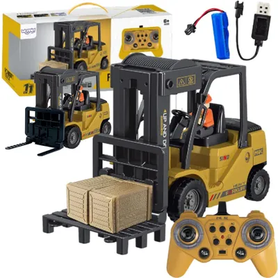 Immagine prodotto di WOOPIE Carrello elevatore RC telecomandato 2 in 1 - scala 1:24