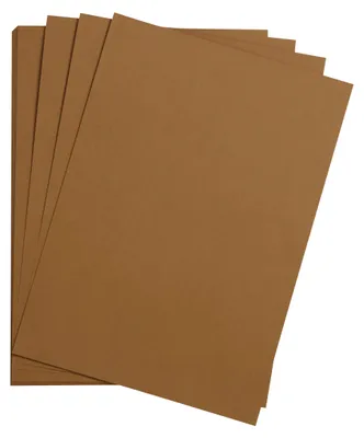 Produktbild von Clairefontaine Maya Bastelkarton A2 185g 25 Bogen - Braun 975574C