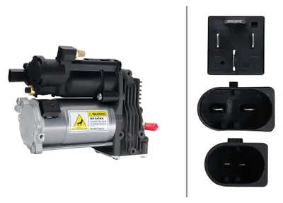 Produktbild von Kompressor Druckluftanlage 12 V bei Luftfederung HELLA für u.a. LAND ROVER IV