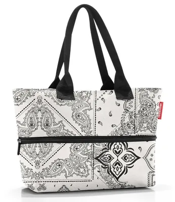 Produktbild von reisenthel shopper e1, Einkaufstasche, Tragetasche, Bandana White, 12 L, RJ1038