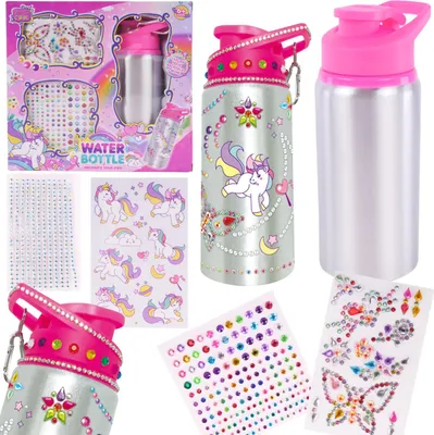 Produktbild von Kreative Wasserflasche Einhorn Malerei Diamanten Patching Set