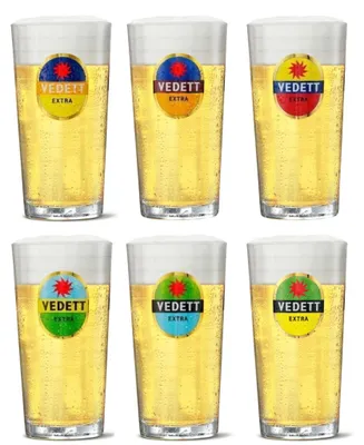 Produktbild von Vedett Extra Biergläser 330 ml, 6 Stück