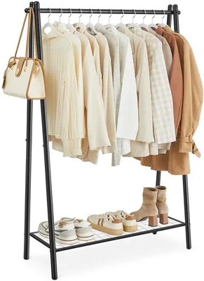 Produktbild von Famanu Kleiderständer mit stabiler Eisenkonstruktion – 92,5 x 33,5 x 153 cm