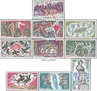 Produktbild von Briefmarken Monaco 1969 Mi 917-926 (kompl.Ausg.) postfrisch Berlioz