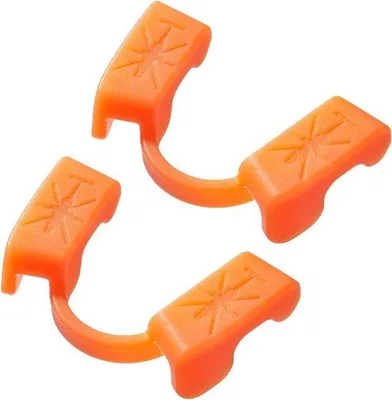 Image de Masque de musculation, permet de parler librement, 2 pièces orange, léger