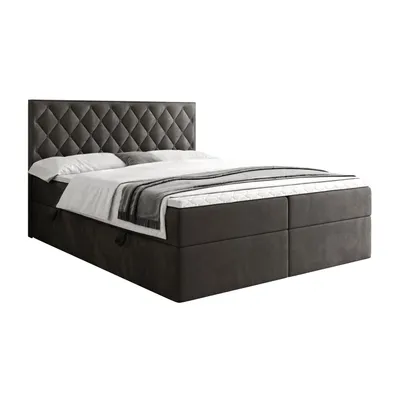 Produktbild von Kontinentalbett INEZ mit Bettkasten, 160x200, Royal Velvet 185