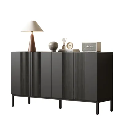 Produktbild von Sideboard Breite 145 cm, Wohnzimmerschrank, Mehrzweckschrank, Küchenschrank, matt