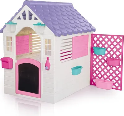 Produktbild von Dolu Tuin Speelhuis 140x127x107.5 cm + Geluid Roze/Paars
