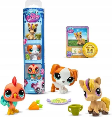 Obrázek produktu pro Littlest Pet Shop – sada 3 figurek Tuba, série 3, s doplňky