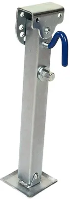 Image de Support de fixation pour remorque, robuste, capacité de charge de 1000 kg, réglable de 460 à 680 mm, en acier galvanisé, résistant aux intempéries