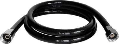 Produktbild von Brauseschlauch Duschschlauch 150cm 1,5m PVC Schwarz Verdrehschutz