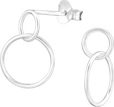 Produktbild von Kreis Ohrringe: Ohrstecker Silber 925