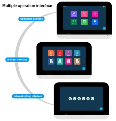 Produktbild von Video-Türspion mit 7-Zoll-Touchscreen – 1080p HD-Kamera – RFID-Lesegerät – Wasserdicht