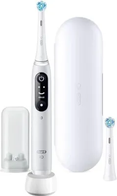 Obrázek produktu pro Oral-B iO 4210201381686, Rotační kartáček, Denní péče, Péče o dásně, Intenzivní, Citlivý, Bělicí, Šedá, Šedá, Kulatý, Baterie